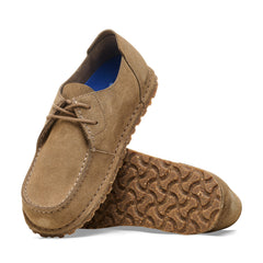 Utti Lace Grey Taupe Suede Leather